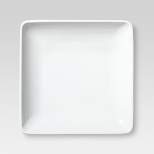 Square  Porcelain Appetizer Plate 5.430 " White - Threshold™