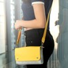 Insten Carrying Case Purse For Nintendo Switch and OLED Model, Travel Bag Sleeve Pouch with Shoulder Hand Strap For Girls Boys Women, Yellow - 2 of 4