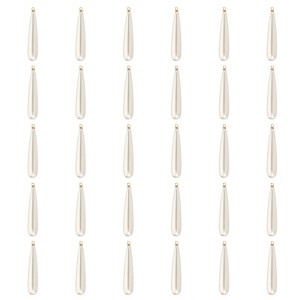 Unique Bargains Metal Bulk Elegant DIY Crafts Jewelry Making Pearl Pendant 50 Pcs - 1 of 4
