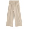 Girls Wide Leg Pants High Elastic Smocked Waist Casual Cute Long Trousers - 2 of 4