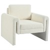CAVINAS Luxury Chenille Accent Arm Chair,Modern Plush Living Room Chair with Ergonomic Support for Bedroom,Office - 2 of 4