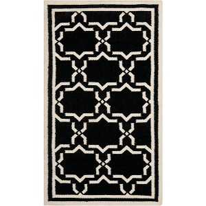 Dhurries DHU545 Hand Woven Flat Weave Indoor Rugs - Safavieh - 1 of 4