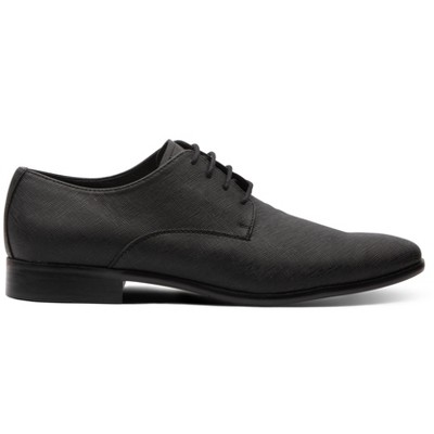 RUSH Gordon Rush Mens Synthetic Leather Dress 4-Eye Blucher Plain Toe Derby Shoe