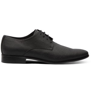 RUSH Gordon Rush Mens Synthetic Leather Dress 4-Eye Blucher Plain Toe Derby Shoe - 1 of 4