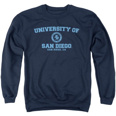 University Of San Diego Official Circle Logo Adult Crewneck Sweatshirt ...