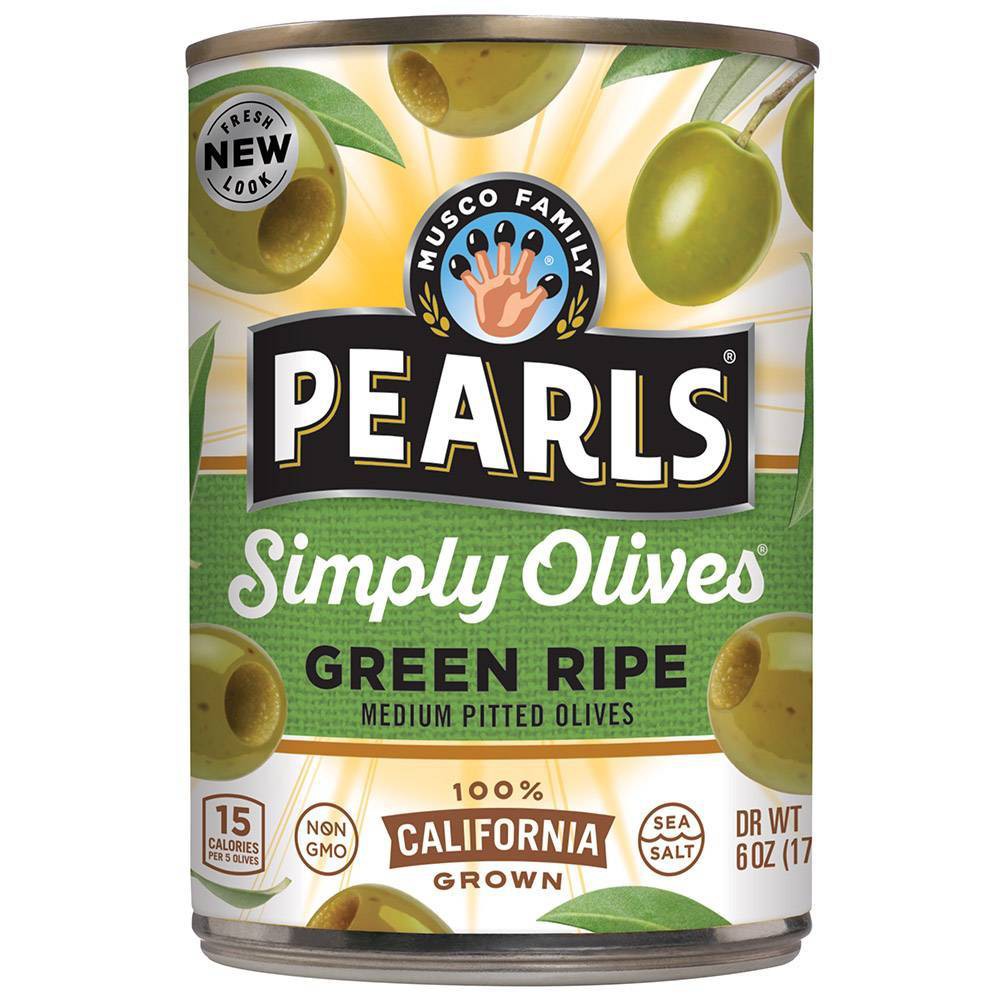 GREEN RIPE MEDIUM PITTED CALIFORNIA OLIVES