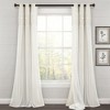 Lush Décor Dylin Flower Embroidery Window Curtain Panel Single - 2 of 4