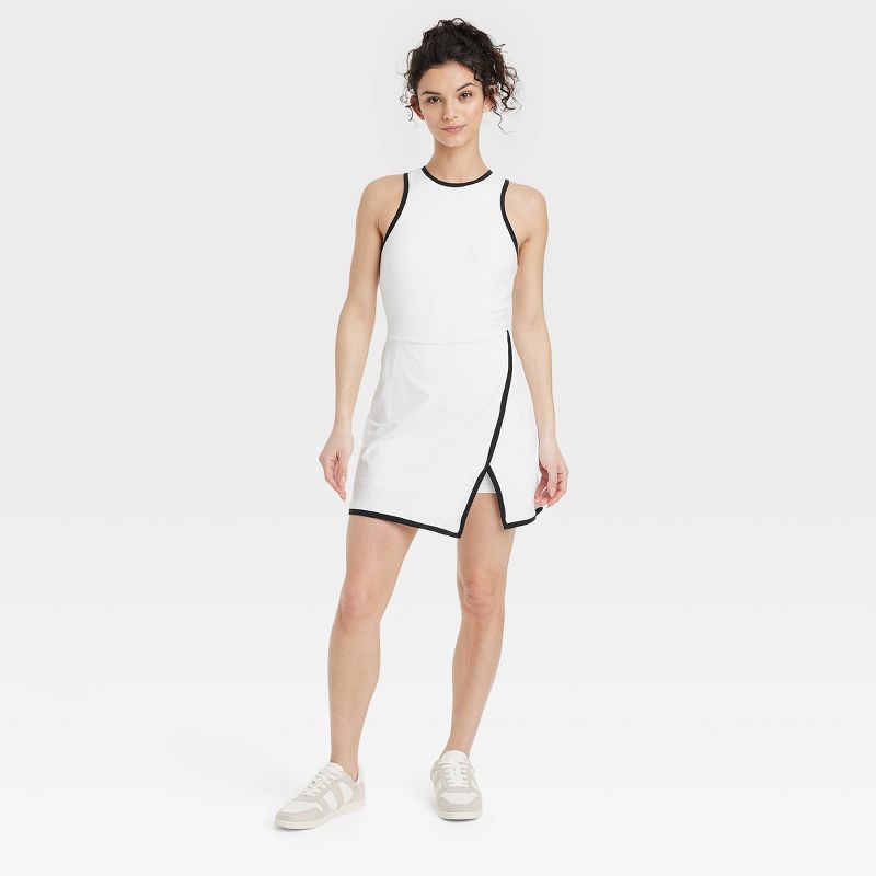 Women's High-Neck Wrap Active Dress - All In Motion™, 1 of 9