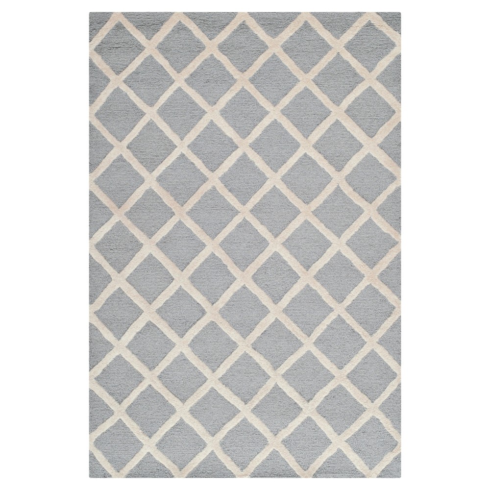 3'x5' Lola Rug Silver/Ivory - Safavieh