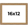PosterPalooza | 16x12 Wood Antique Frame with UV Acrylic, 4 Finishes: Bronze, Gold, Silver, and Black - 2 of 4