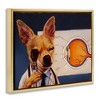 Stupell Industries Dog Optometrist Funny Animal Black Framed Floater Canvas Wall Art - 3 of 4
