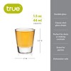 True Classic Shot Glass, Plain Shot Glasses Perfect for Tequila and Whiskey, Reusable Measuring Shot Glass, Set of 1, 1.5 oz. - 3 of 4