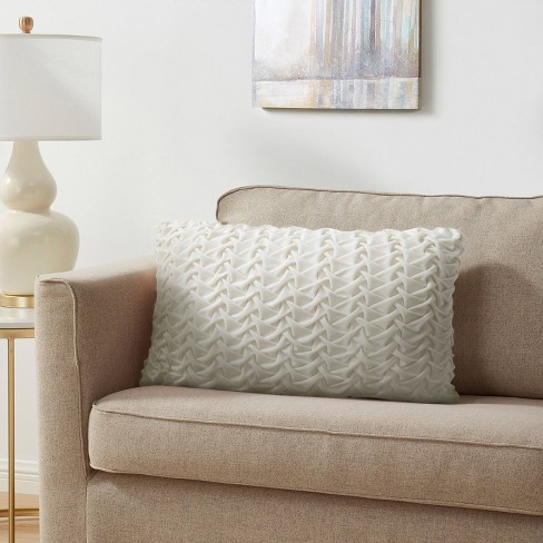 Ivory & Grey Throw Pillows