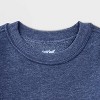 Toddlers' Adaptive Fleece Crew Sweatshirt - Cat & Jack™ Navy Blue - 3 of 3