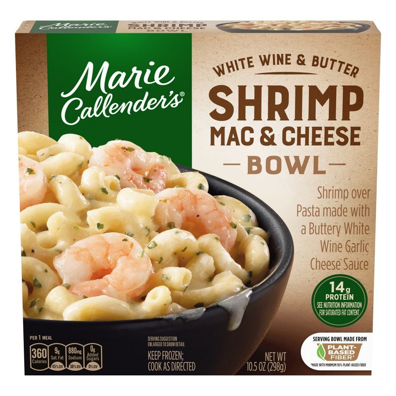Marie Callender&#39;s Frozen Shrimp Mac &#38; Cheese Bowl - 10.5oz, 1 of 6