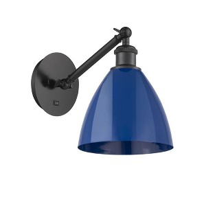 Plymouth Dome - 1 Light Wall Sconce In Industrial Style-13.25 Inches Tall and 7.5 Inches Wide - 1 of 1