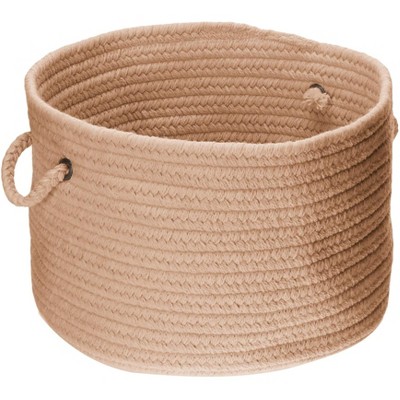 Colonial Mills WL13 18 by 18 by 12-Inch Bristol Storage Basket, Oatmeal