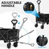 SUGIFT Multi-Purpose Big Bucket Cart, Black Wagon, 25 inches in Height - 4 of 4