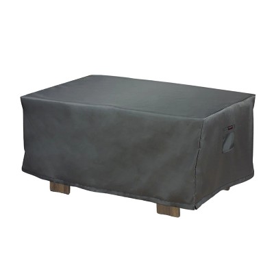 Summerset Shield Titanium 3-Layer Water Resistant Outdoor Coffee Table Cover - Dark Grey