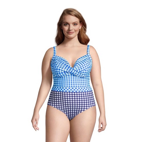 Lands end plus cheap size womens bathing suits