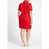 ELOQUII Women's Plus Size Tweed Mini Shirt Dress - 3 of 4