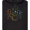 Men's - Pokémon - Pikachu and Friends Group Outline Graphic Fleece Pullover Hoodie - 2 of 4