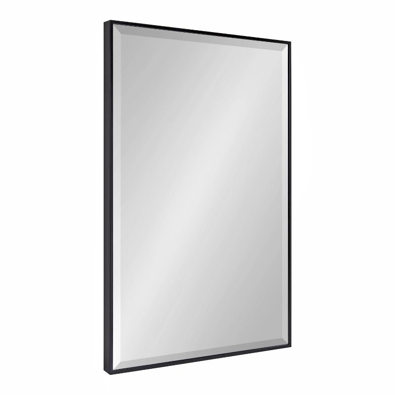 24.7&#34; x 36.7&#34; Rhodes Rectangle Wall Mirror Black - Kate &#38; Laurel All Things Decor, 1 of 8