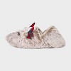 Women's Faux Fur Slipper Socks with Grippers - Wondershop™ - 2 of 4