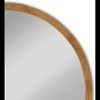 Chloe Lighting Reflection Maple Finish Framed Wall Mirror 32`` Height - 4 of 4