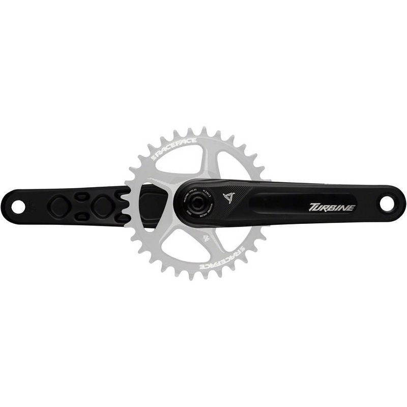 RaceFace Turbine Crankset - 175mm, Direct Mount, 143mm Spindle with CINCH Interface, 7050 Aluminum, Black, 3 of 5