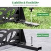 Lirago Outdoor Privacy Screen Privacy Fence Fence Panels Metal Garden Fencing-72"x47" Black - 3 of 4