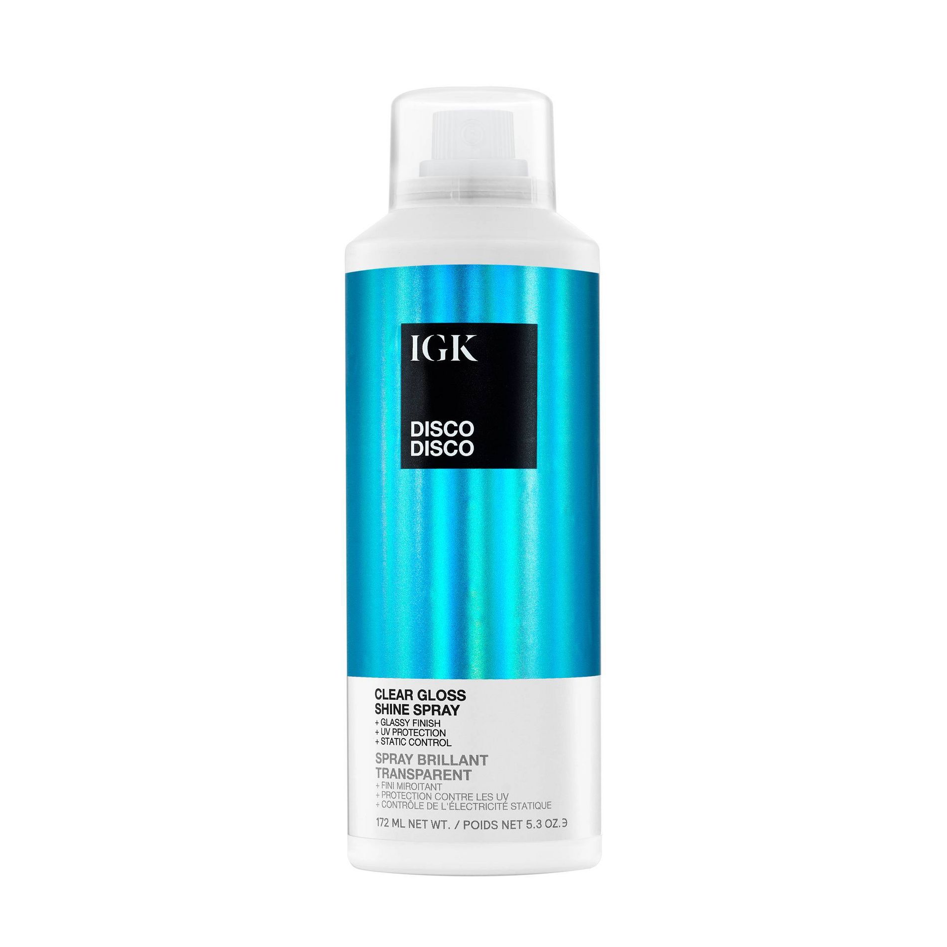 IGK Disco Clear Gloss Shine Hair Spray - 5.3oz - Ulta Beauty