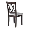 Rubber Wood Dining Chairs Set of 2, Upholstered Kitchen Chairs Side Stylish Kitchen Chairs with Solid Wood Legs and Padded Seat-Tanpinhause - 3 of 4