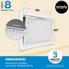 Simply Air Filter, MERV 8, 6 Pack, Furnace Air Filter for HVAC - 2 of 4