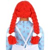 HalloweenCostumes.com One Size Fits Most Women Authentic Women's Raggedy Ann Yarn Costume Wig for Adults,  Red/White - 2 of 4
