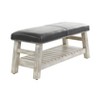 Rustic Wood Bench Black - Olivia & May - 2 of 4