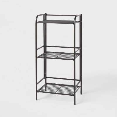 Bathroom Shelf Black Stainless Steel Shelves