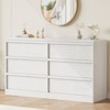 Jojoka Wide Drawer Dresser Organizer for Bedroom, Modern Wooden Chest of Drawers with Large Storage for Entryway Nursery - 4 of 4