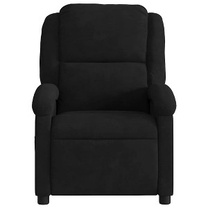 vidaXL Massage Recliner Chair Wingback Reclining Armchair for Elderly Velvet - 1 of 4