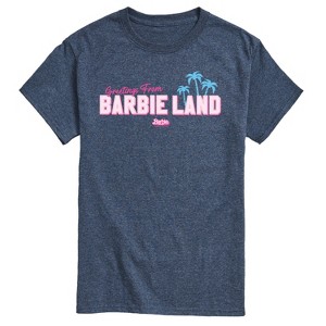 Men's - Barbie - Greetings from Barbie Land Short Sleeve Graphic T-Shirt - 1 of 4