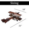 The Wine Savant Airplane Design Whiskey & Wine Decanter Set Includes 2 Airplane Design Drinking Glasses, Unique Home Bar Decor - 1000 ml - 4 of 4