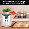 EMB IronBlade Series Multi-Functional Air Fryer, 1500W, 3.7 Quart Capacity, Adjustable Timer, Non-Slip Handle, 105°F to 400°F Temperature Range - 2 of 4