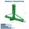 3 Point Trailer Hitch 2" Receiver, Quick Hitch Attachment, Receiver Tow Drawbar for Tractor Standard Category 1, 10,000Lbs Capacity - 2 of 4