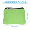 Unique Bargains Canvas Portable Home Change Coin Purse Pouch Bags with Zipper - 2 of 4