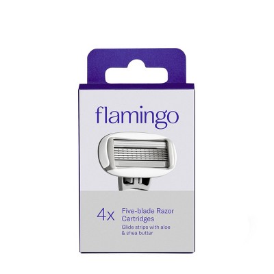 Flamingo Women's Razor Blade Refills - 5-blade Refill Cartridges - 4ct