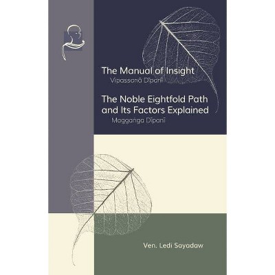 The Manual of Insight and The Noble Eightfold Path and Its Factors Explained - by  Ledi Sayadaw (Paperback)