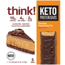 think! Keto Protein Chocolate Peanut Butter Bars - 5ct