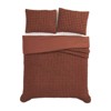 Christian Siriano 2pc Twin Extra Long NY Textured Puff Comforter Set Rust: Polyester Fill, Machine Washable - 4 of 4