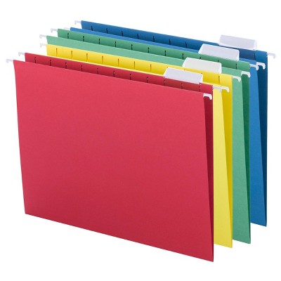 20ct Hanging File Folders Letter Size Multicolor - up &#38; up&#8482;