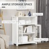 Kitchen Cabinet, Storage Cabinet, Sideboard Buffet Cabinet with Glass Doors for Kitchen, Living Room - 4 of 4